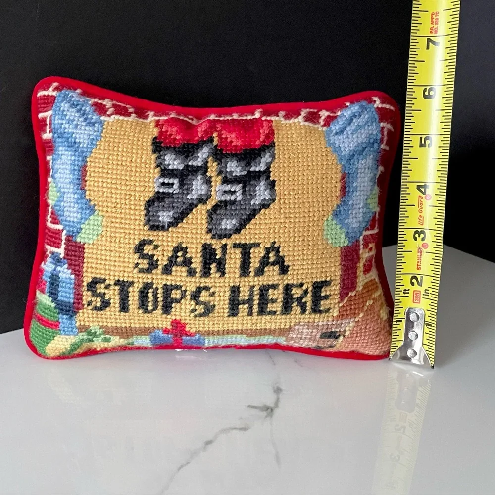 Vintage santa stops